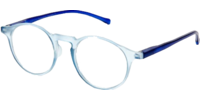 LETTORI Classic town Lesebrille 1,0 matt hellblau