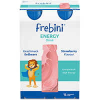 FREBINI Energy Drink Erdbeere Trinkflasche