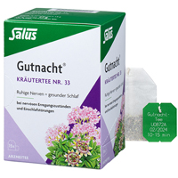 GUTNACHT Kräutertee Nr.33 Salus Filterbeutel