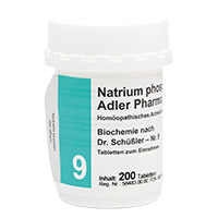 BIOCHEMIE Adler 9 Natrium phosphoricum D 6 Tabl.