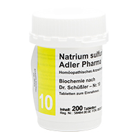 BIOCHEMIE Adler 10 Natrium sulfuricum D 6 Tabl.