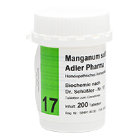 BIOCHEMIE Adler 17 Manganum sulfuricum D 12 Tabl.