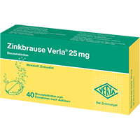 ZINKBRAUSE Verla 25 mg Brausetabletten