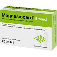 MAGNESIOCARD 5 mmol Plv.z.Her.e.Lsg.z.Einnehmen