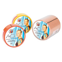 KINESIOLOGISCHES A.Q.Tape 2,5 cmx5,5 m rot Rolle