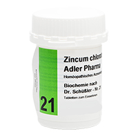 BIOCHEMIE Adler 21 Zincum chloratum D 12 Tabletten