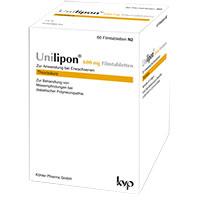 UNILIPON 600 mg Filmtabletten