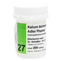 BIOCHEMIE Adler 27 Kalium bichrom D 12 Tabletten