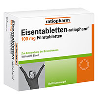 EISENTABLETTEN-ratiopharm 100 mg Filmtabletten