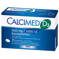 CALCIMED D3 500 mg/1000 I.E. Kautabletten