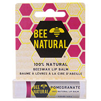 BEE Natural Lippenpflege-Stift Granatapfel