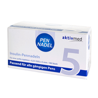 PEN-NADELN Universal 5 Kanülen 0,23x5 mm 32 G