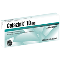 CEFAZINK 10 mg Filmtabletten