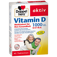 DOPPELHERZ Vitamin D3 1000 I.E. EXTRA Tabletten