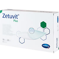 ZETUVIT Plus extrastarke Saugkompr.steril 10x20 cm