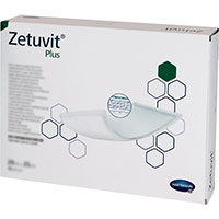 ZETUVIT Plus extrastarke Saugkompr.steril 20x25 cm