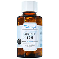 NATURAFIT Arginin 500 Kapseln