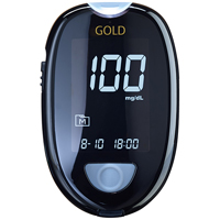 GLUCOCHECK GOLD Blutzuckermessgerät Set mg/dl