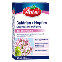 ABTEI Baldrian+Hopfen Dragees zur Beruhigung