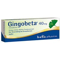 GINGOBETA 40 mg Filmtabletten