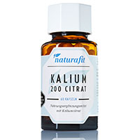 NATURAFIT Kalium 200 Citrat Kapseln