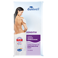 DUNIWELL Einmal Waschhandschuhe sensitiv