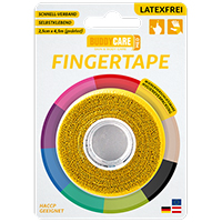 FINGERTAPE latexfrei BUDDYCARE MED gelb