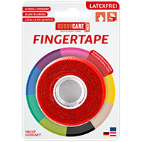 FINGERTAPE latexfrei BUDDYCARE MED rot