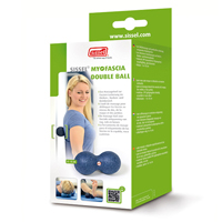 SISSEL Myofascia Double Ball 16 cm blau