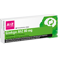 GINKGO AbZ 80 mg Filmtabletten