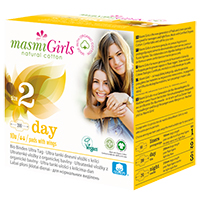 BIO BINDEN girls 2 ultra Tag Bio Baumwolle MASMI