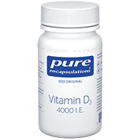 PURE ENCAPSULATIONS Vitamin D3 4000 I.E. Kapseln