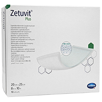 ZETUVIT Plus extrastarke Saugkompr.steril 20x25 cm