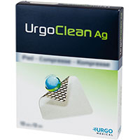 URGOCLEAN Ag Kompressen 10x12 cm steril