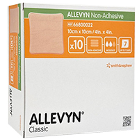 ALLEVYN non Adhesive 10x10 cm Wundverband