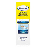 TERBINAFIN Schollmed gegen Fußpilz 10 mg/g Creme