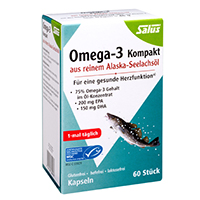 OMEGA-3 KOMPAKT aus reinem Alaska-Seelachsöl Salus