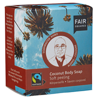 FAIR SQUARED Peeling Bodyseife Coconut soft