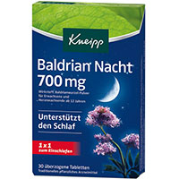 KNEIPP Baldrian Nacht 700 mg überzogene Tab.