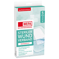 WEPA Wundverband wasserdicht 8x15 cm steril