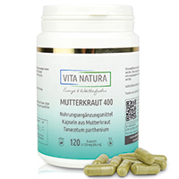 MUTTERKRAUT 400 mg Vegi-Kapseln