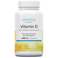 SANHELIOS Vitamin D 1.000 I.E. Tabletten