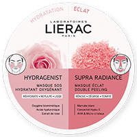 LIERAC Masken Hydragenist+Supra Radiance Ges.M.