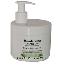 HANDCREME m.Aloe-Vera Spenderpumpe