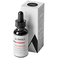 ALPINOLS ZERO Organic CBD Öl Broadspectrum 20%