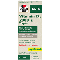 DOPPELHERZ Vitamin D3 2000 I.E. pure Tropfen