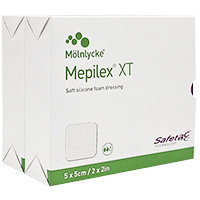 MEPILEX XT 5x5 cm Schaumverband