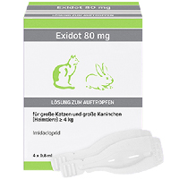 EXIDOT 80 mg Lsg.z.Auftr.f.Kanin./Katze über 4 kg