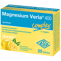 MAGNESIUM VERLA 400 Zitrone Direkt-Granulat