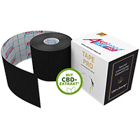 AKTIMED TAPE PRO Kinesiologie Tape m.CBD schwarz